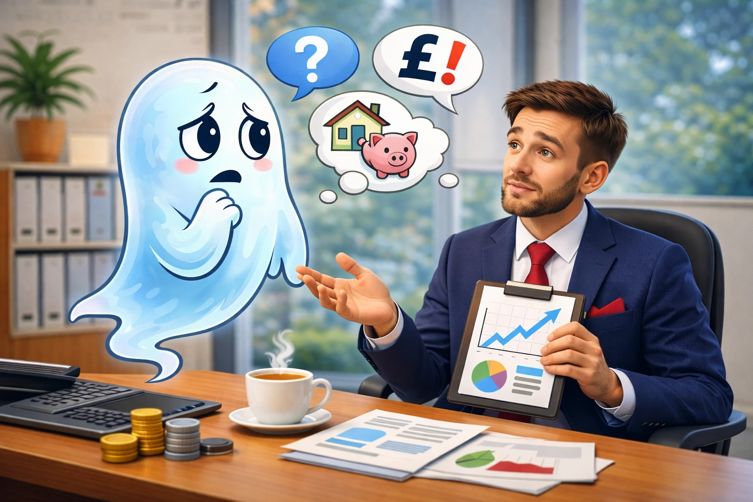 Why good prospects ghost financial advisers, trust gap and decision paralysis concept