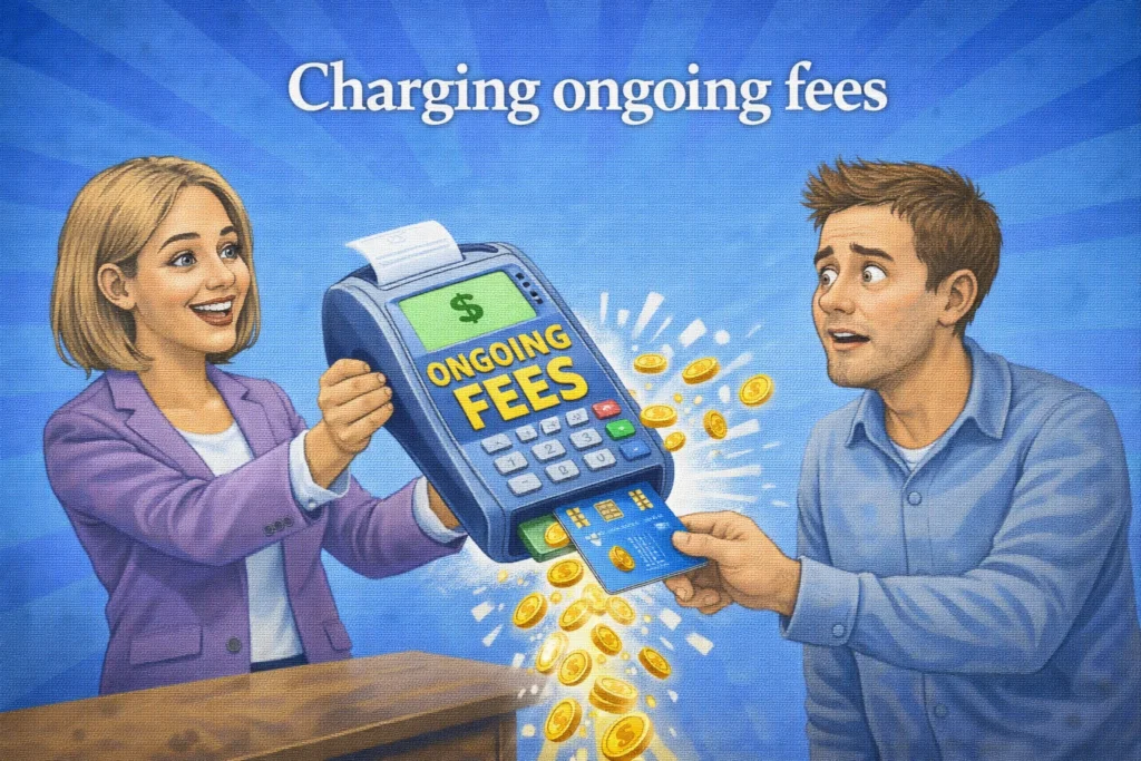 Charging ongoing fees